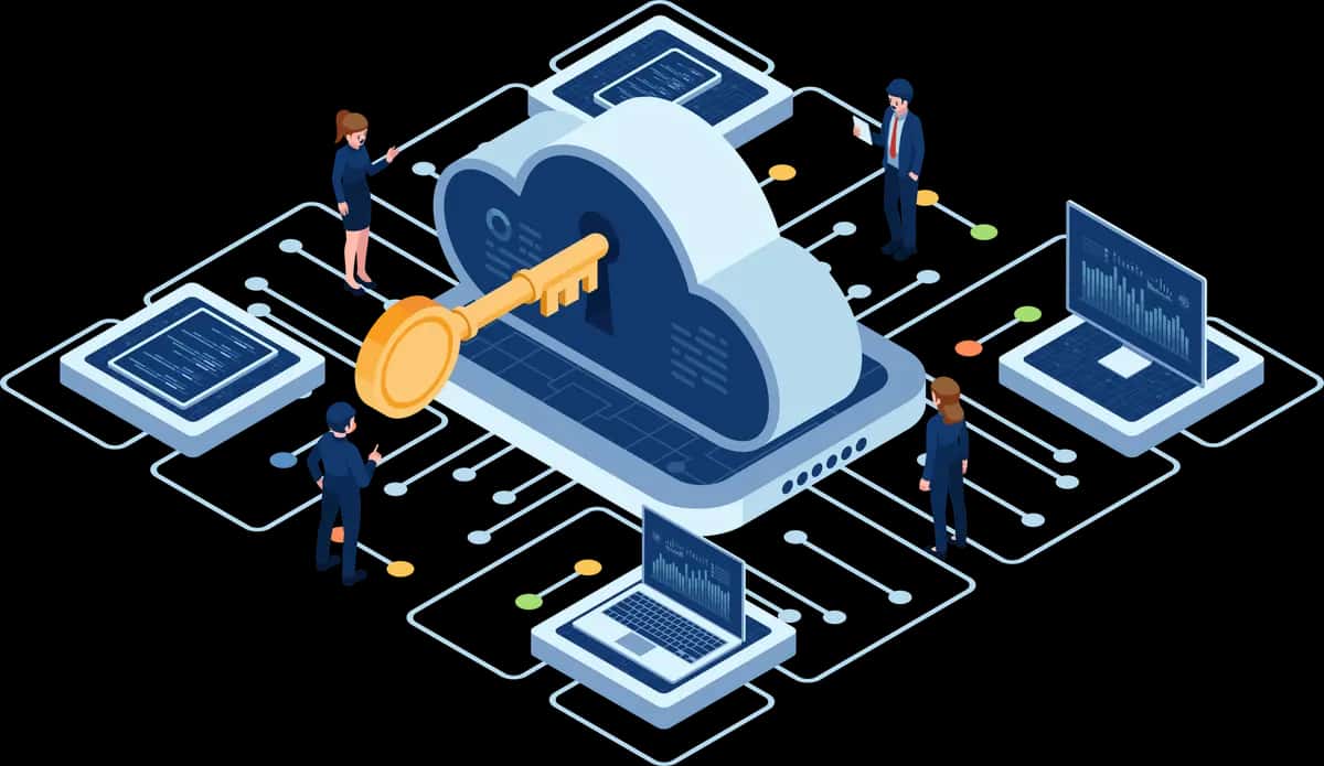 Isometric Cloud-Based Solution with Key and User.png